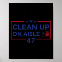 Schoonmaken op gangpad 47 Impeach 47 Anti Trump 86