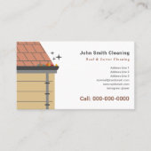 Schoonmaken van dak en goot visitekaartje (Voorkant)