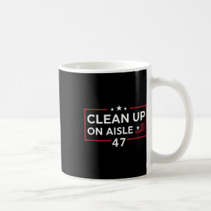 Schoonmaken van gangpad 47 impeach 47 anti Trump 8 Koffiemok