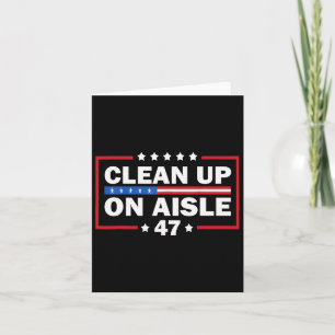 Schoonmaken van gangpad 47 impeach 47 anti Trump p Kaart
