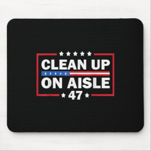 Schoonmaken van gangpad 47 impeach 47 anti Trump p Muismat