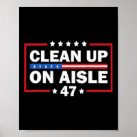 Schoonmaken van gangpad 47 impeach 47 anti Trump p