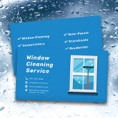 Schoonmaken van ramen visitekaartje