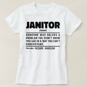Schoonmaker Zelfstandig Naamwoord School Schoonmak T-shirt