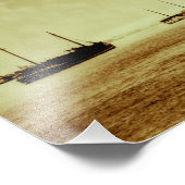 Schoonmakers op de rivier de St. Clair Michigan Foto Afdruk (Hoek)