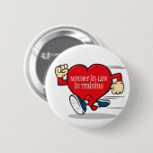 schoonmoeder in de Button Opleiding (Voorkant /achterkant)