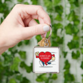 schoonmoeder in het Sleutelhanger van de Opleiding (Hand)