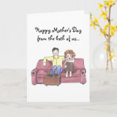 schoonmoeder kaart (Gele Bloem)