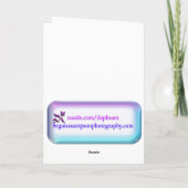 schoonmoeder met Roos Wenskaart Kaart (Achterkant)