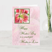 schoonmoeder Moederdag Kaart (Voorkant)