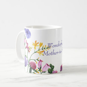 Schoonmoeder Moederdag Kleurrijke tuin Koffiemok
