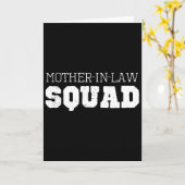 Schoonmoeder squad cool leuk kaart (Gele Bloem)