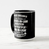 schoonmoeder van geweldige schoonzoon mok (Voorkant links)