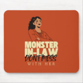 Schoonmonster, niet met haar knoeien muismat (Voorkant)