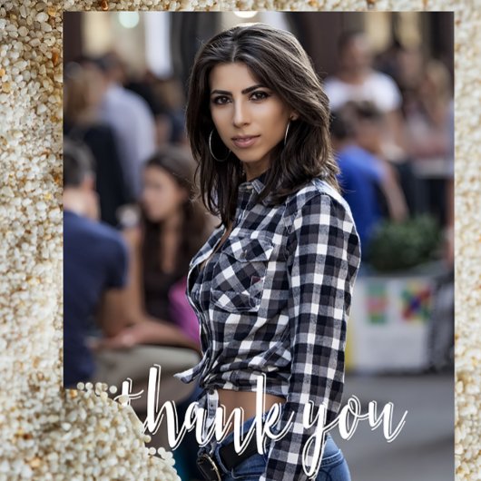 Schoonschrift Bedankt Aangepaste Foto Afstuderen Briefkaart