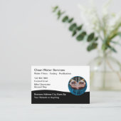 Schoonwatervfiltratie- en zuiveringssystemen visitekaartje (Staand voorkant)