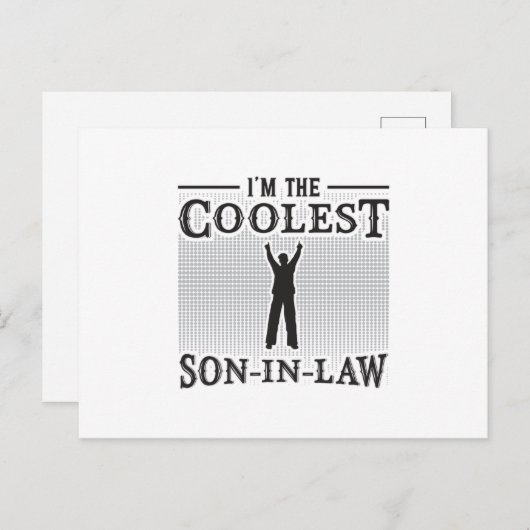 schoonzoon Geweldige vader wet rechtszaak grappig Briefkaart (Voorkant / Achterkant)