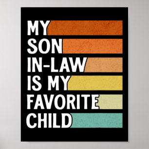 Schoonzoon is mijn favoriete kind grappige vintage poster