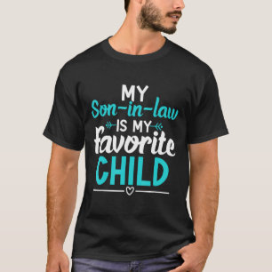 schoonzoon is mijn favoriete kind leuk familie Sch T-shirt