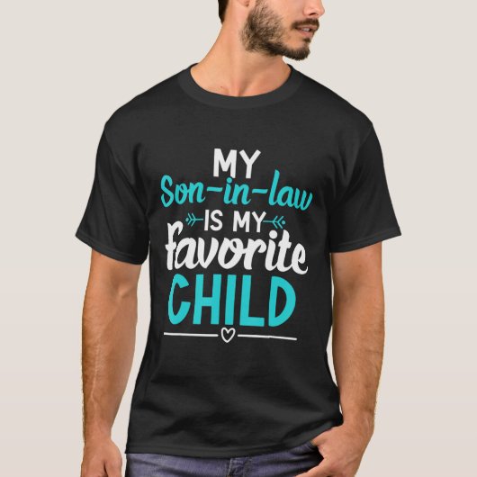 schoonzoon is mijn favoriete kind leuk familie Sch T-shirt (Voorkant)