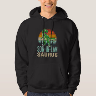 Schoonzoon Saurus T Rex Dinosaur Saurus Family Mat Hoodie
