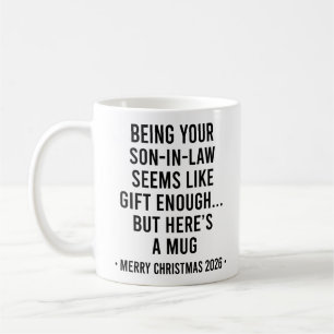 Schoonzoon zijn is Kerstcadeau Genoeg Koffiemok
