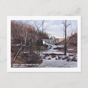 Schoorsteen Rock Water Herfsten, Bound Brook, NJ V Briefkaart