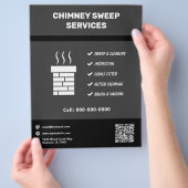 Schoorsteenveger Service Folder Flyer (Hand)