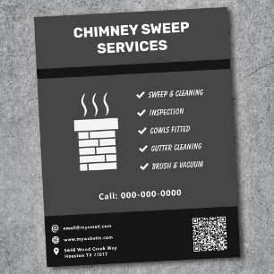 Schoorsteenveger Service Folder Flyer