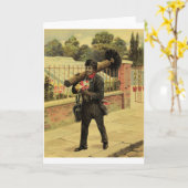 Schoorsteenveger van de liefde kaart (Gele Bloem)