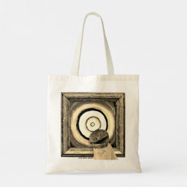 Schoot boven Assie de Barker Alien in Sepia Tote Bag