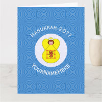 Schoot Leeuw Rampant Engel Hanukkah Vlag Personali