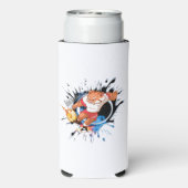 Schop het alsof het warm is. cartoon voetbal (Seltzer Achterkant)