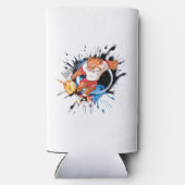 Schop het alsof het warm is. cartoon voetbal (Achterkant)