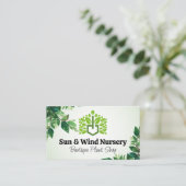 Schop verlaat Logo | Liggend Visitekaartje (Staand voorkant)