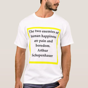 schopenhauer, arthur, t-shirt