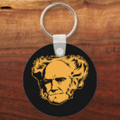 Schopenhauer Portrait Sleutelhanger (Voorkant)