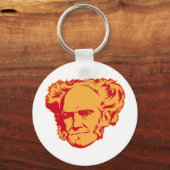Schopenhauer Portrait Sleutelhanger (Voorkant)