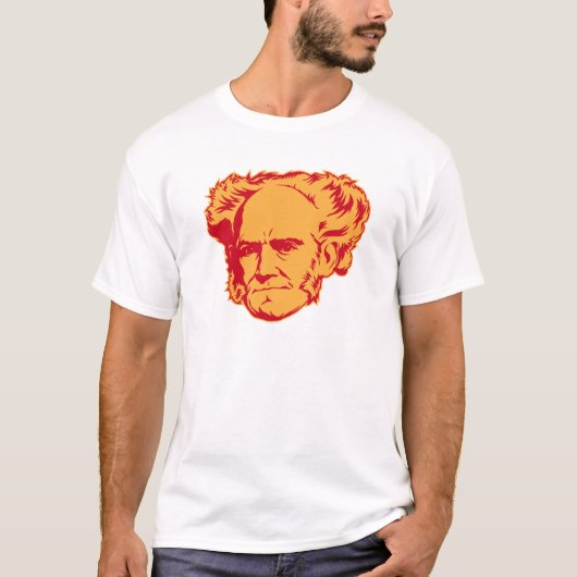 Schopenhauer Portrait T-Shirt (Voorkant)