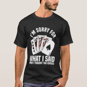 Schoppen Kaartspel Speelkaarten T-shirt