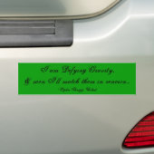 schoppen- Ontdeffend graviteitsbumpersticker Bumpersticker (Op auto)