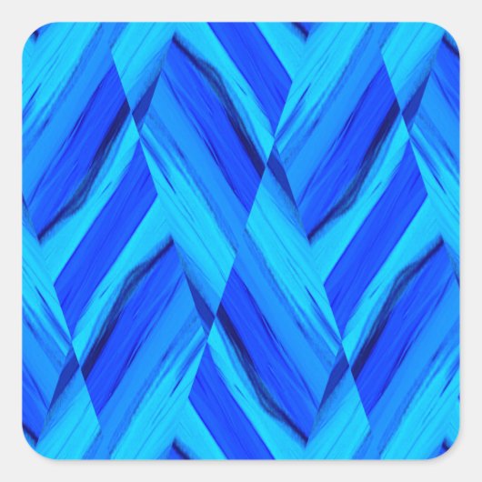 schoppen van blauwe stickers (Voorkant)