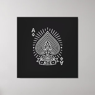 Schoppenaas - Monoline Sunburst Embleem Canvas Afdruk