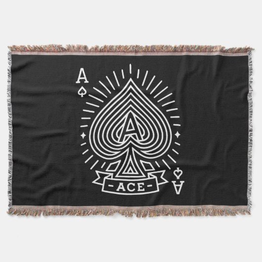 Schoppenaas - Monoline Sunburst Embleem Deken (Voorkant)