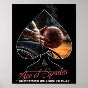 Schoppenaas Rolstoelbasketbal Tanktop Poster