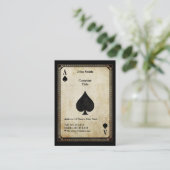  schoppenaas visitekaartje (Staand voorkant)