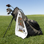 Schoppenkoning Golfhanddoek (Groen)