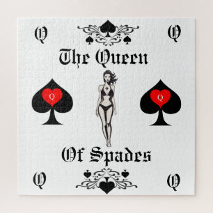 Schoppenkoningin Tarot Kaart Thunder_Cove Legpuzzel