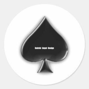 schoppenpak ronde sticker