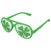 Schoppenpartij van de groene St Patricks Day Aviator Zonnebril (Gekanteld)